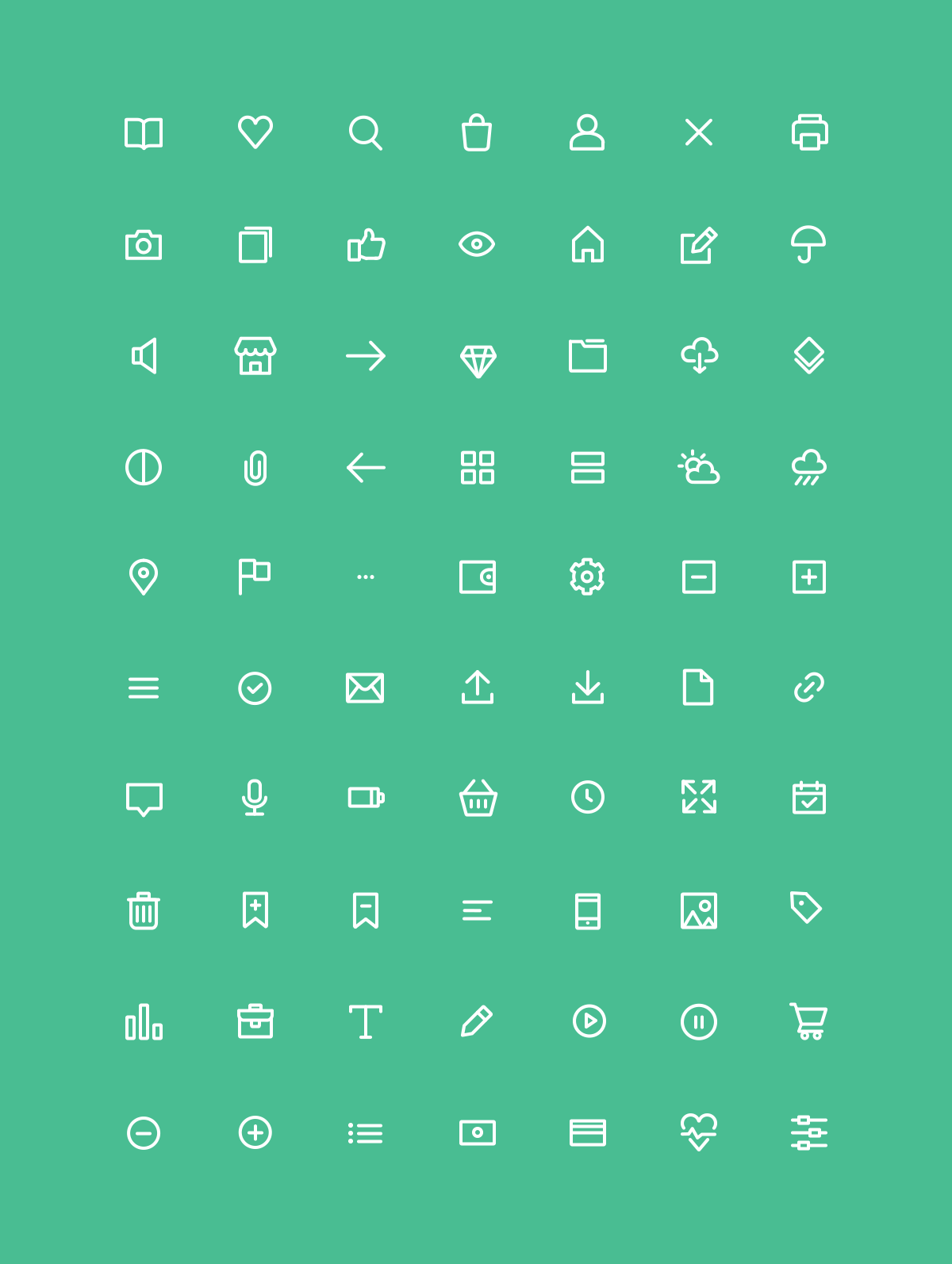 70 Basic Icons