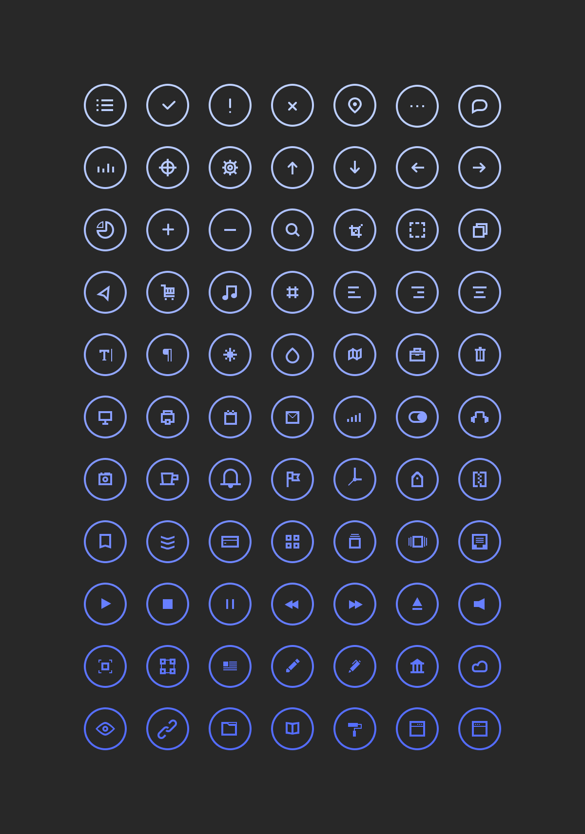 Cir•Cu•Lar Icons