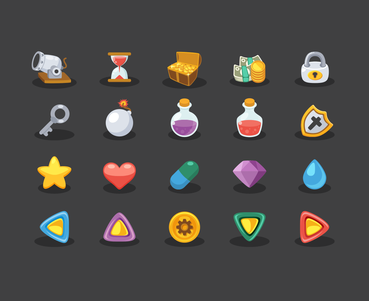 Game Elements Icons