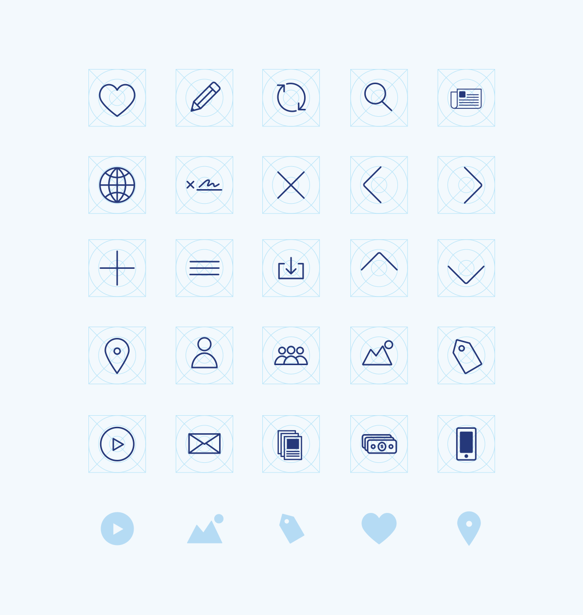 Wireframing Icons Vol1