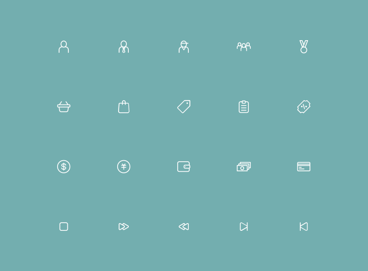 170 Thin Line UI Icons
