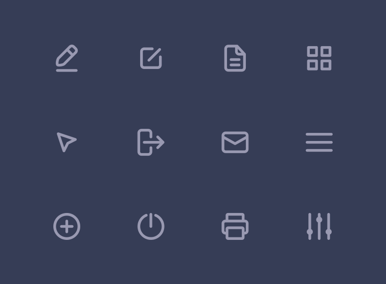 Basic UI Icons