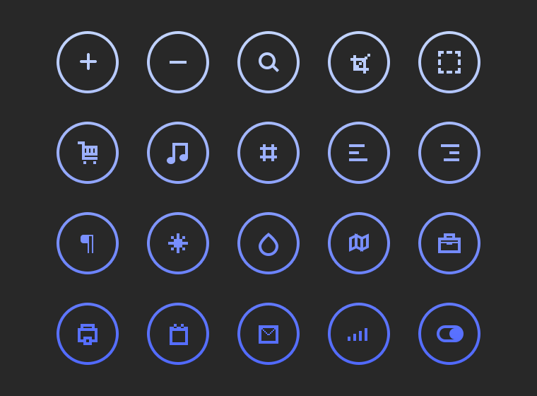 Cir•Cu•Lar Icons
