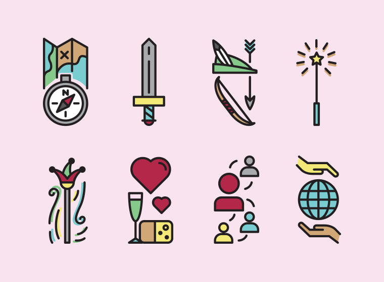 12 Archetype Icons