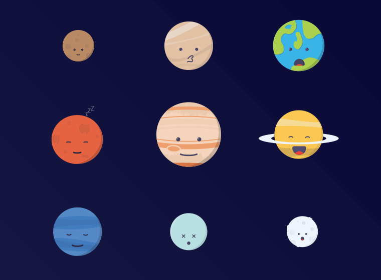 Planet Icons