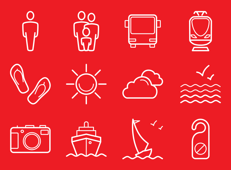 Tourism Icons Pack
